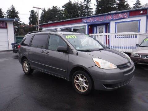 2004 Toyota Sienna for sale at 777 Auto Sales and Service in Tacoma WA