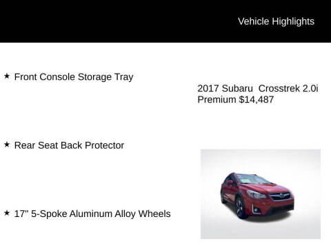 2017 Subaru Crosstrek 2.0i Premium