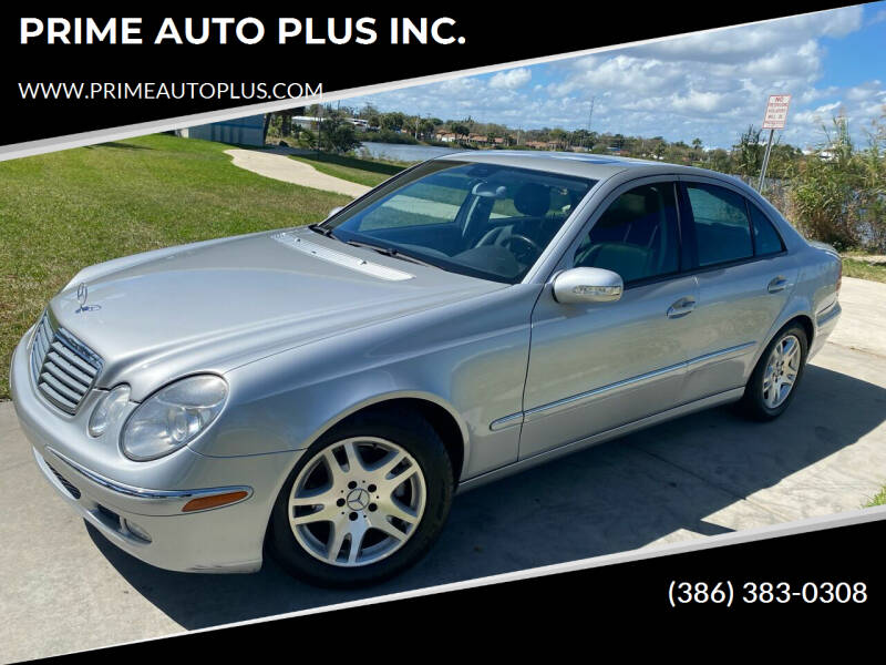 2003 Mercedes-Benz E-Class for sale at PRIME AUTO PLUS INC. in Daytona Beach FL