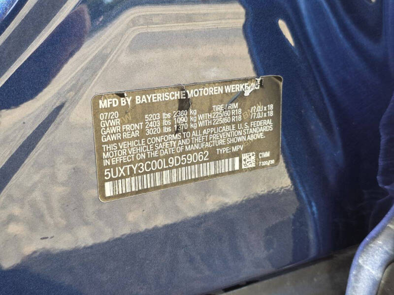 2020 BMW X3 sDrive30i