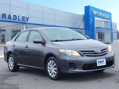 2013 Toyota Corolla for sale at Radley Chevrolet in Fredericksburg VA