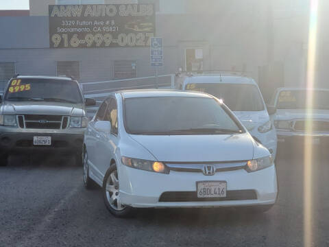 2006 Honda Civic for sale at AMW Auto Sales in Sacramento CA