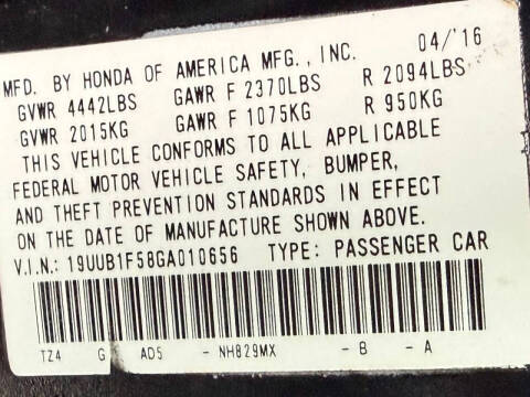 2016 Acura TLX w/Tech