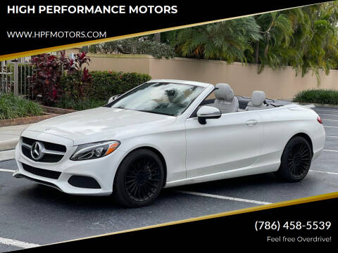 2017 Mercedes-Benz C-Class for sale at HIGH PERFORMANCE MOTORS in Hollywood FL