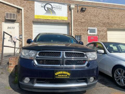 2013 Dodge Durango for sale at Godwin Motors inc in Silver Spring MD