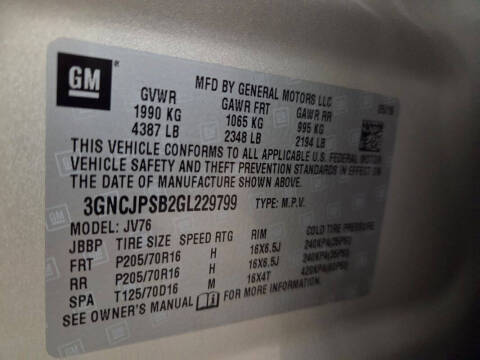 2016 Chevrolet Trax LT