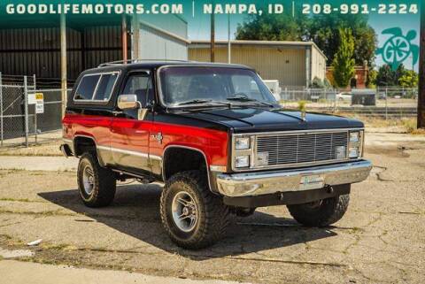 1988 Chevrolet Blazer for sale at Boise Auto Clearance DBA: Good Life Motors in Nampa ID