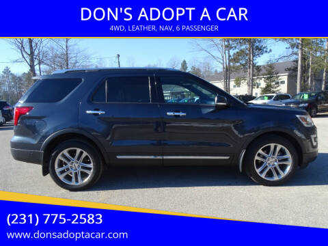 2017 Ford Explorer for sale at DON'S ADOPT A CAR in Cadillac MI
