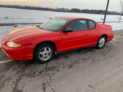2000 Chevrolet Monte Carlo for sale at Major Motors Automotive Group LLC in Ramsey MN