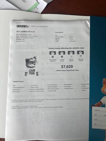 2011 Honda CR-V LX