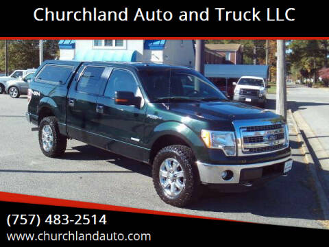 2013 Ford F-150 for sale at Churchland Auto and Truck LLC in Portsmouth VA