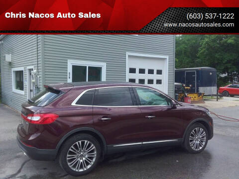 2018 Lincoln MKX for sale at Chris Nacos Auto Sales in Derry NH