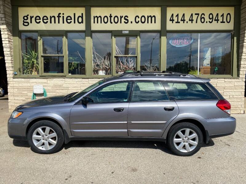2008 Subaru Outback for sale at GREENFIELD MOTORS in Milwaukee WI