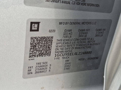 2020 Chevrolet Silverado 1500