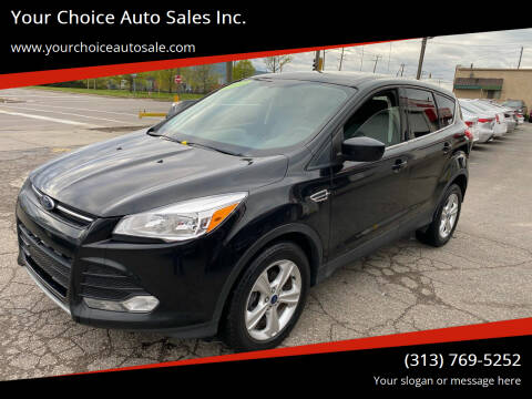 2013 Ford Escape for sale at Your Choice Auto Sales Inc. in Dearborn MI