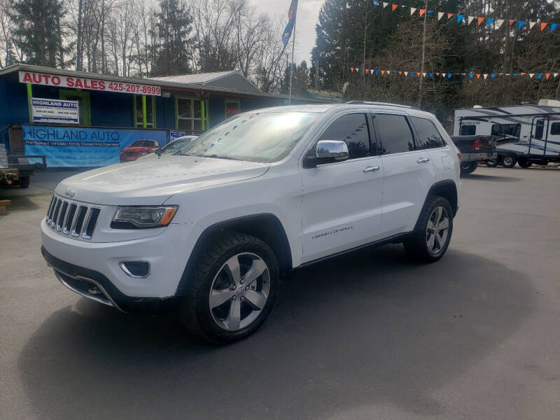 2015 Jeep Grand Cherokee for sale at HIGHLAND AUTO in Renton WA