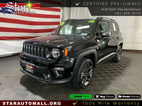 2021 Jeep Renegade for sale at STAR AUTO MALL 512 in Bethlehem PA