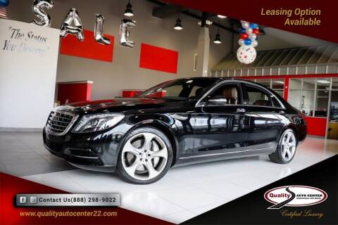2016 Mercedes-Benz S-Class for sale at Quality Auto Center of Springfield in Springfield NJ