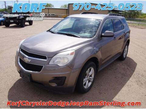 2010 Chevrolet Equinox for sale at Tony Peckham @ Korf Motors in Sterling CO