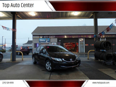 2013 Honda Civic for sale at Top Auto Center in Quakertown PA