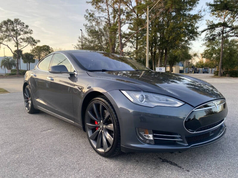 2014 Tesla Model S for sale at Global Auto Exchange in Longwood FL