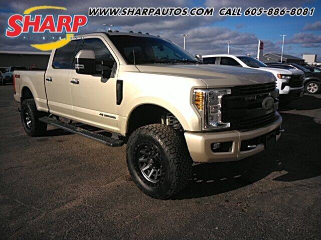 2018 Ford F-250 Super Duty for sale at Sharp Automotive in Watertown SD