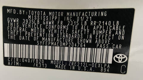 2021 Toyota Corolla LE