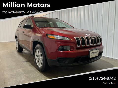 2017 Jeep Cherokee for sale at Million Motors in Adel IA