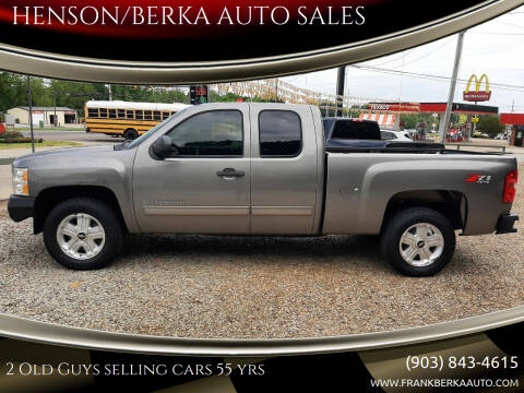 2012 Chevrolet Silverado 1500 for sale at HENSON/BERKA AUTO SALES in Gilmer TX