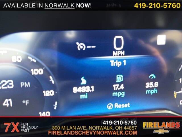 Used 2023 Chevrolet Silverado 1500 LTZ with VIN 3GCUDGEL4PG357091 for sale in Norwalk, OH