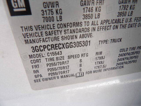 2016 Chevrolet Silverado 1500