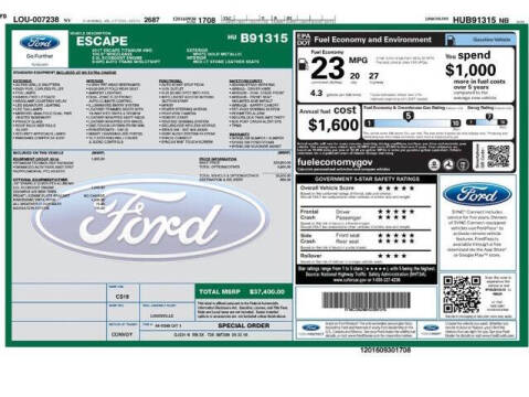 2017 Ford Escape Titanium