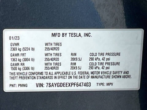 2023 Tesla Model Y Long Range