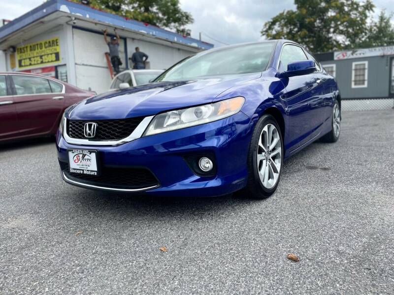 2015 Honda Accord for sale at Sincere Motors LLC in Baltimore MD