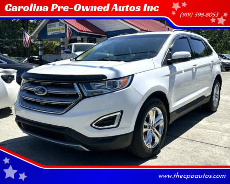 2017 Ford Edge for sale at Carolina Pre-Owned Autos Inc in Durham NC