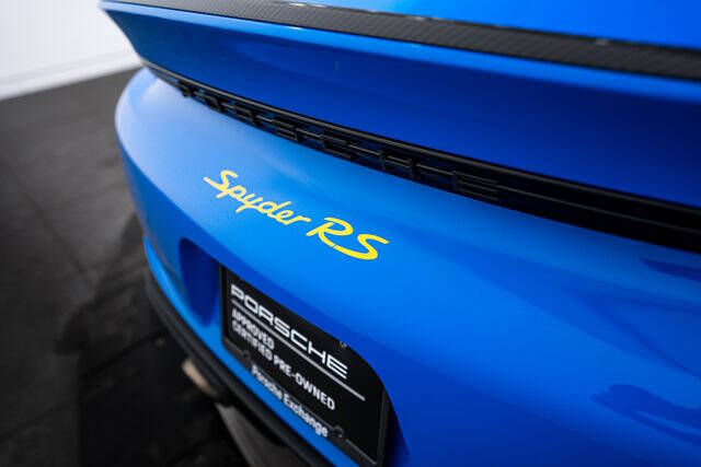 2024 Porsche 718 Boxster Spyder RS