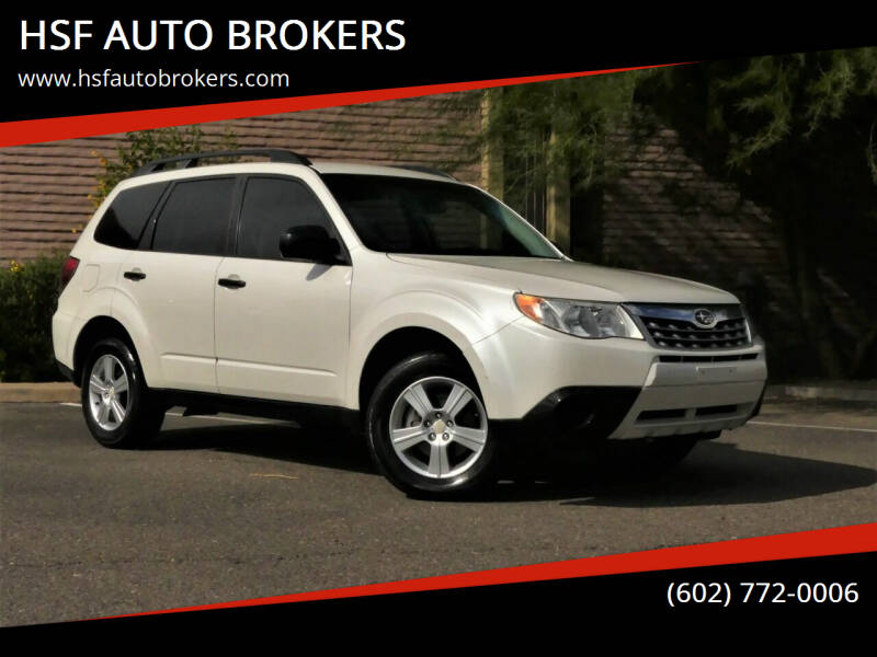 2012 Subaru Forester for sale at HSF AUTO BROKERS in Phoenix AZ
