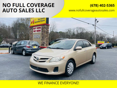 2011 Toyota Corolla for sale at NO FULL COVERAGE AUTO SALES LLC in Austell GA