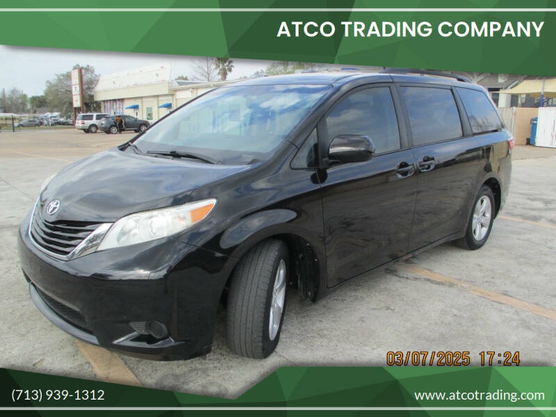 2015 Toyota Sienna for sale at ATCO Trading Company in Houston TX