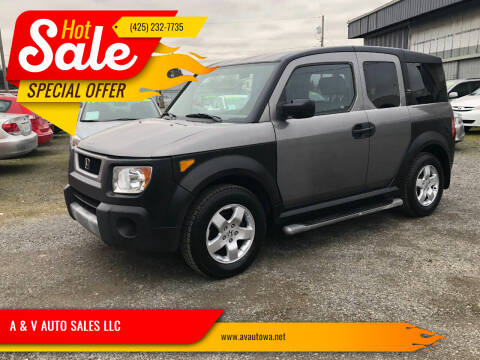 2005 Honda Element for sale at A & V AUTO SALES LLC in Marysville WA