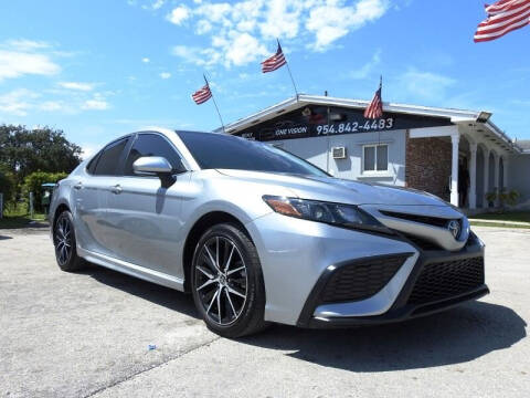 2022 Toyota Camry for sale at One Vision Auto in Hollywood FL