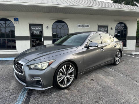 2018 Infiniti Q50 for sale at Supreme Motor Sports in North Fort Myers FL