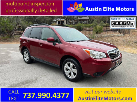 2016 Subaru Forester for sale at Austin Elite Motors in Austin TX