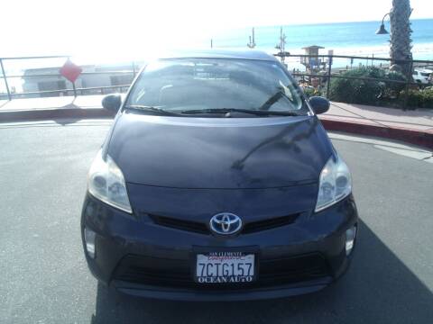 2013 Toyota Prius for sale at OCEAN AUTO SALES in San Clemente CA
