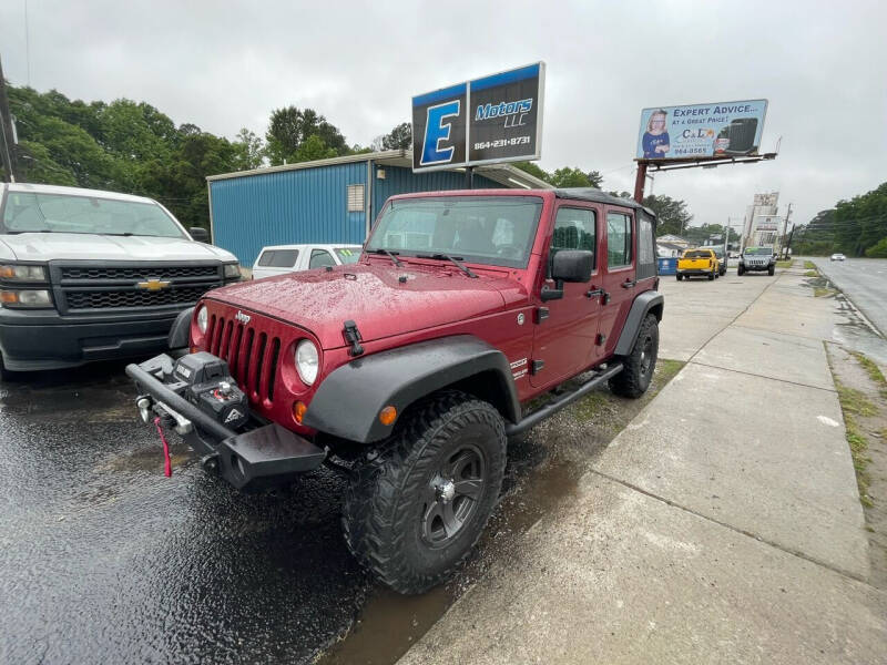 2013 Jeep Wrangler Unlimited for sale at E Motors LLC in Anderson SC