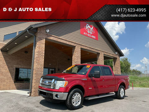 2011 Ford F-150 for sale at D & J AUTO SALES in Joplin MO