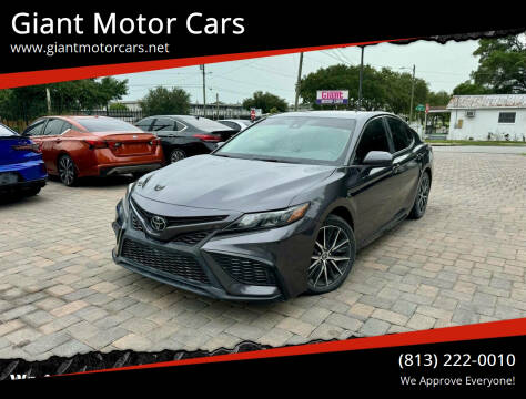 2021 Toyota Camry for sale at Giant Motor Cars in Tampa FL