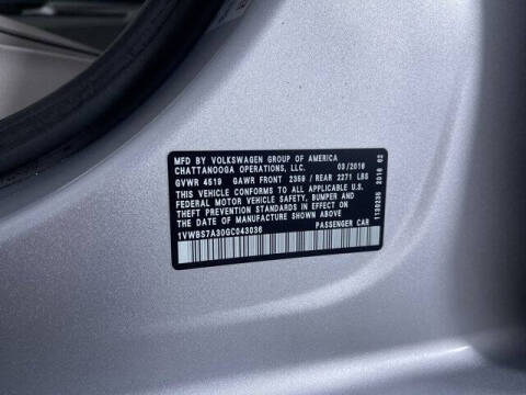 2016 Volkswagen Passat 1.8T SE