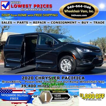 2020 Chrysler Pacifica for sale at Wheelchair Vans Inc in Laguna Hills CA