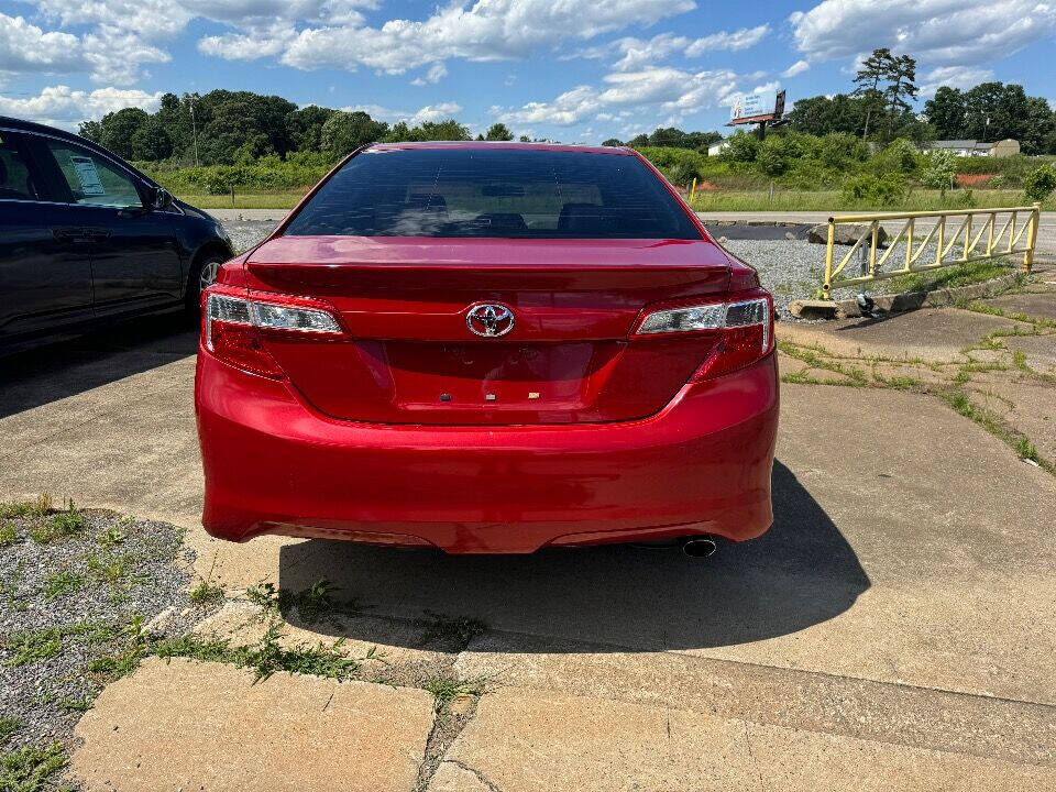 2012 Toyota Camry for sale at Instant Auto Sales LLC in Hickory , NC